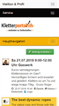 Mobile Screenshot of kletterportal.ch