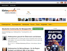 Tablet Screenshot of kletterportal.de